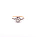 Bague 56 Bague Solitaire ancien Diamants 58 Facettes