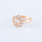 Bague Bague Marguerite Or rose Diamants 58 Facettes