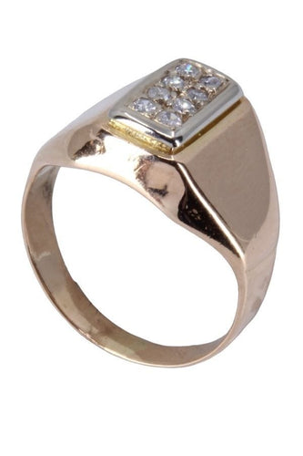 Bague 44 CHEVALIÈRE ENFANT DIAMANTS 58 Facettes 065011