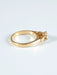 Ring 52 Solitaire ring yellow gold Diamond 58 Facettes