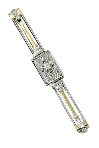 Broche BROCHE DIAMANTS ART-DÉCO 58 Facettes 043471