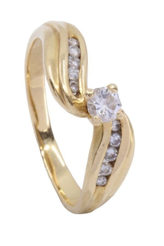 Bague 53 BAGUE MODERNE DIAMANTS 58 Facettes 071671