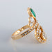 Ring 61.5 Yellow gold and emerald ring 58 Facettes