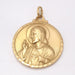 Scapular Medal Pendant in Yellow Gold 58 Facettes E360149B