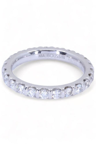 Bague 50 ALLIANCE MAUBOUSSIN INDISPENSABLE ET UNIVERSELLE 58 Facettes 072931