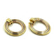 CARTIER earrings. Magnolia 3 gold earrings 58 Facettes
