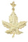 Pendentif Pendentif feuille, en or jaune 58 Facettes 063411