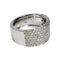 Bague 53 Bague ruban pavage diamants 58 Facettes 1-1224/2