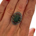 Bague Bague or jaune, diamant, rubis, jade 58 Facettes