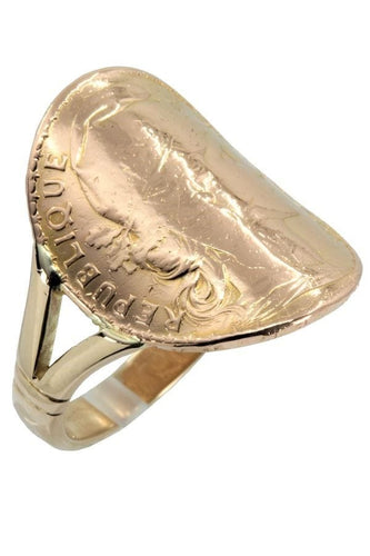 Bague BAGUE PIÈCE 20 FRANCS MARIANNE TUILÉE 58 Facettes 039481