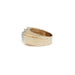 Ring 52 TANK Ring - Gold And Diamonds 58 Facettes 230358R