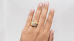 Bague 55 Bague pavage Or jaune Diamants 58 Facettes 32342