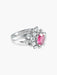 Bague 52 Bague Saphir rose et Diamants 58 Facettes