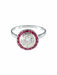Ring 52 Art Deco style ring Diamonds Ruby 58 Facettes