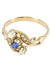 Ring 58 NAPOLEON III SAPPHIRE AND PEARL RING 58 Facettes 038651