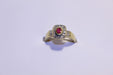 Ring 55 Gold ring Diamonds and Rubies 58 Facettes