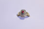 Bague 55 Bague or Diamants et Rubis 58 Facettes