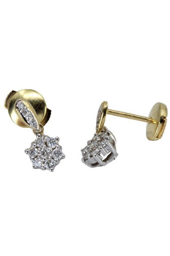 Boucles d'oreilles BOUCLE D'OREILLES ÉTOILES DIAMANTS 58 Facettes 045591