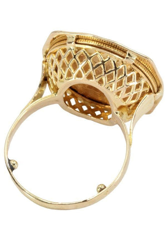 Bague BAGUE PIÈCE 10 FRANCS NAPOLÉON III 58 Facettes 053291