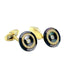 PIAGET cufflinks. Yellow gold cufflinks, diamonds 58 Facettes