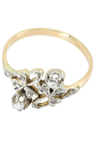 Bague TOI ET MOI ART-NOUVEAU DIAMANTS 58 Facettes 041591