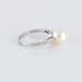 Ring 53 Solitaire Pearl Diamond Ring 58 Facettes