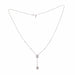 Collier Collier Pavage Diamants 0.60 Carats Or Gris 58 Facettes C141