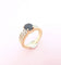 Bague 52 Bague Saphir Diamants 0,48 carat 58 Facettes AA 1614