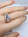 Ring 53 Art Deco Sapphire and Diamond Ring 58 Facettes