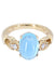 BVLGARI ring - TOPAZ CABOCHON AND DIAMOND RING 58 Facettes 075191