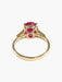 Ring 50 Ruby Ring Baguette Diamonds 58 Facettes
