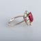 Bague 53 Bague rubis et diamants 58 Facettes