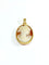 Pendentif Pendentif or rose et Camée coquillage 58 Facettes 3184/1