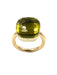 54 POMELLATO ring - “Nudo Assoluto” ring 2 golds and green quartz XXL 58 Facettes