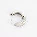 Hoop earrings paved with diamonds 58 Facettes P98L13
