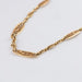 Art Nouveau Long Necklace in Filigree Gold 58 Facettes