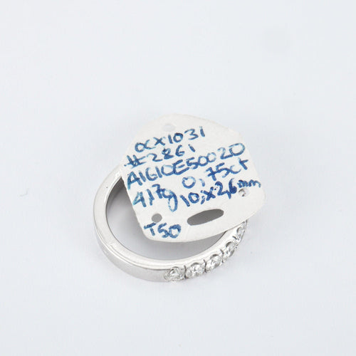 Bague 50 Bague en Or Blanc & diamants 58 Facettes