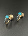 POMELLATO Earrings - Gold Turquoise Zircons Hoop Earrings 58 Facettes