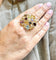 Bague 58 Bague Champignon Or jaune Pierres fines 58 Facettes