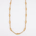 Necklace Necklace with filigree motifs in yellow gold 58 Facettes P2L12