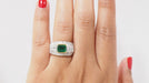 Ring Ring Flat emerald diamond bangle 58 Facettes 31498