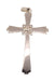 Old cross pendant in yellow gold, pearl 58 Facettes 061481