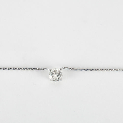 Collier Collier en Or Blanc & diamants 58 Facettes