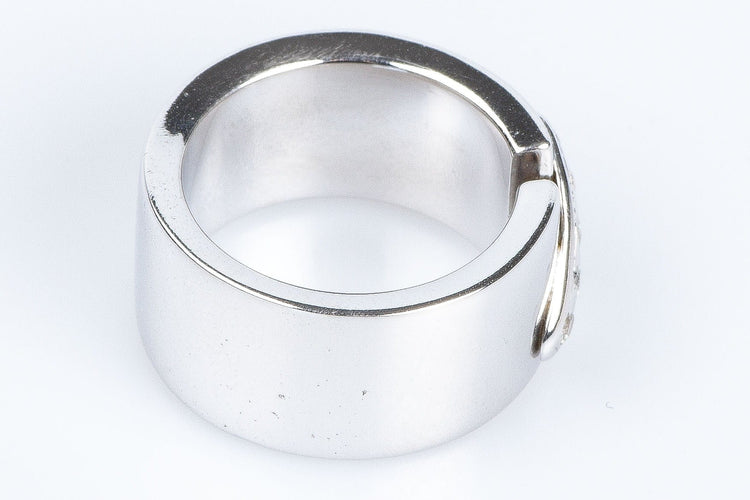 Bague 48 Bague 5 Diamants Or blanc 58 Facettes 111-215694-29