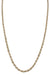 Necklace Necklace 2 Golds twisted mesh 58 Facettes 082591