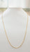 Necklace 70cm Navy mesh long necklace filed in yellow gold 58 Facettes 32468