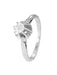 Ring 50.5 “Constance” ring 18kt white gold and 0,24 carat diamond 58 Facettes