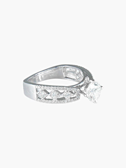 Bague 52 Bague Solitaire  Diamants 58 Facettes