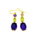 Amethyst and Peridot Earrings 58 Facettes 20400000596