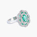 Ring 53 Emerald Diamond Ring 58 Facettes